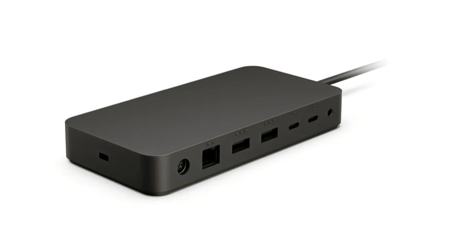 Microsoft Surface Thunderbolt 4 Docking Station, USB-C Laptop Dock, Dual 4K Monitor Support, 90W Power Delivery, Surface & Windows Compatible