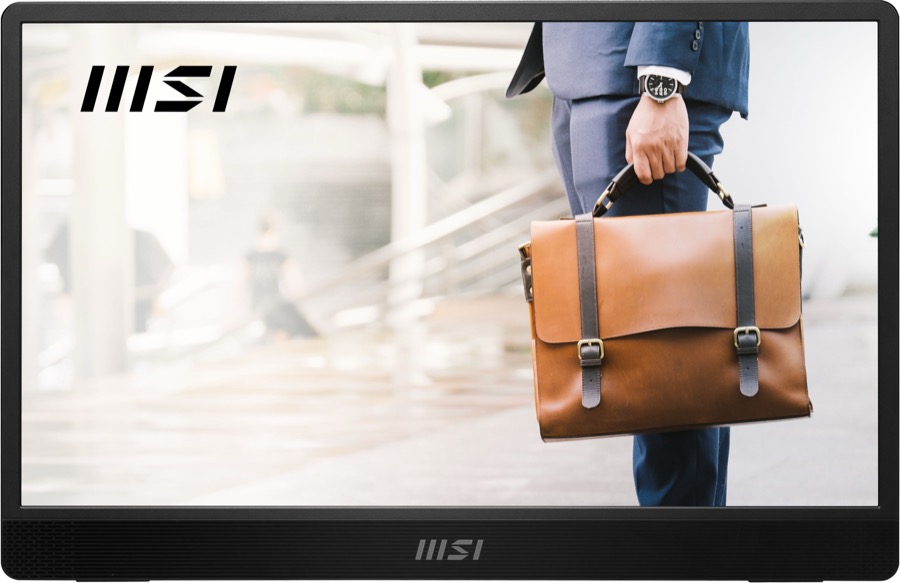 MSI 15.6" Full HD 60Hz IPS USB-C Mini-HDMI Built-in Speakers Portable Computer Monitor PRO MP161 E2U